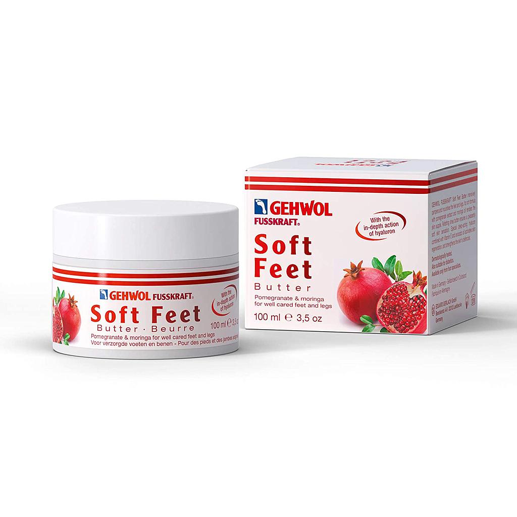 [GE111290604] GEHWOL® FUSSKRAFT® Soft Feet Pomegranate &amp; Moringa Foot &amp; Leg Butter 100 ml