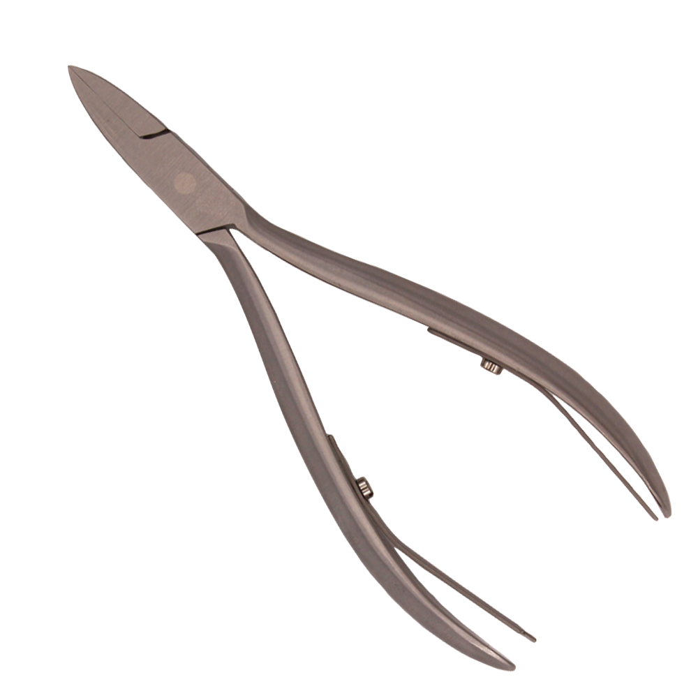 [13061S-13] KIEHL® Pince à ongles double ressort (13 cm) inox - Mors droit extra fin